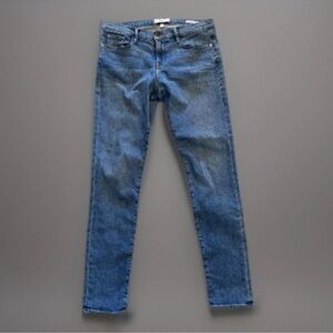 FRAME Jeans Sz 29 Womens Blue Denim Le Garcon Mid Rise Slim Made In Los Angeles